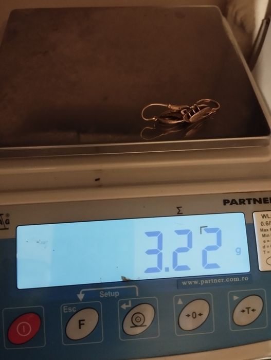 Cercei aur 14k model vintage