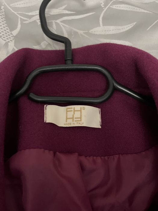 Лилаво дамско палто С ново