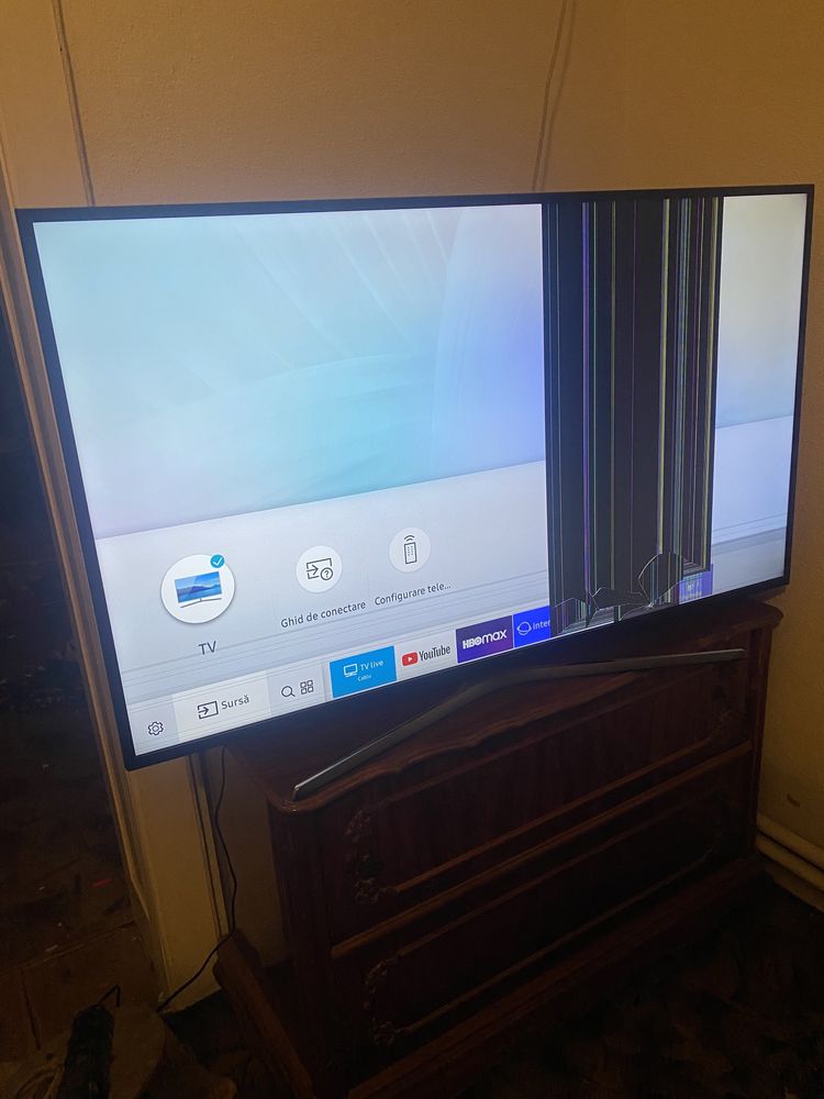 Vand tv samsung smart.ecran spart