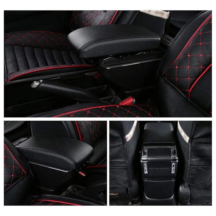 Органайзер за съхранение в централната конзола на автомобила с чаши