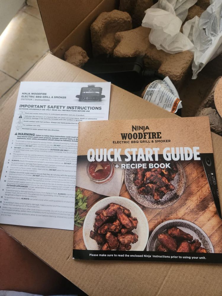 Електрически уред BBQ грил и пушилня Ninja Woodfire 7 в1