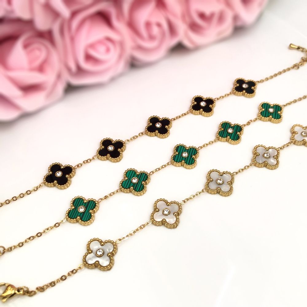 Гривни Van Cleef детелини, Гривна Alhambra детелина от стомана