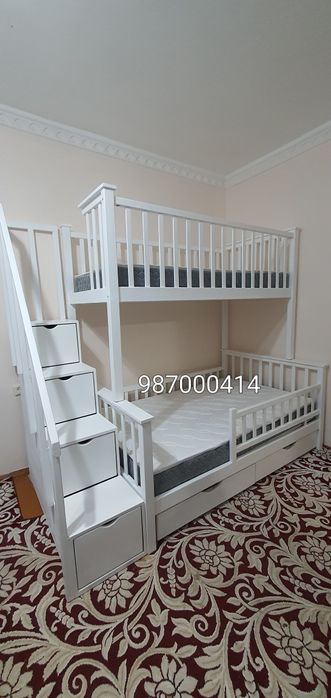 Двухярсная кровать аксия