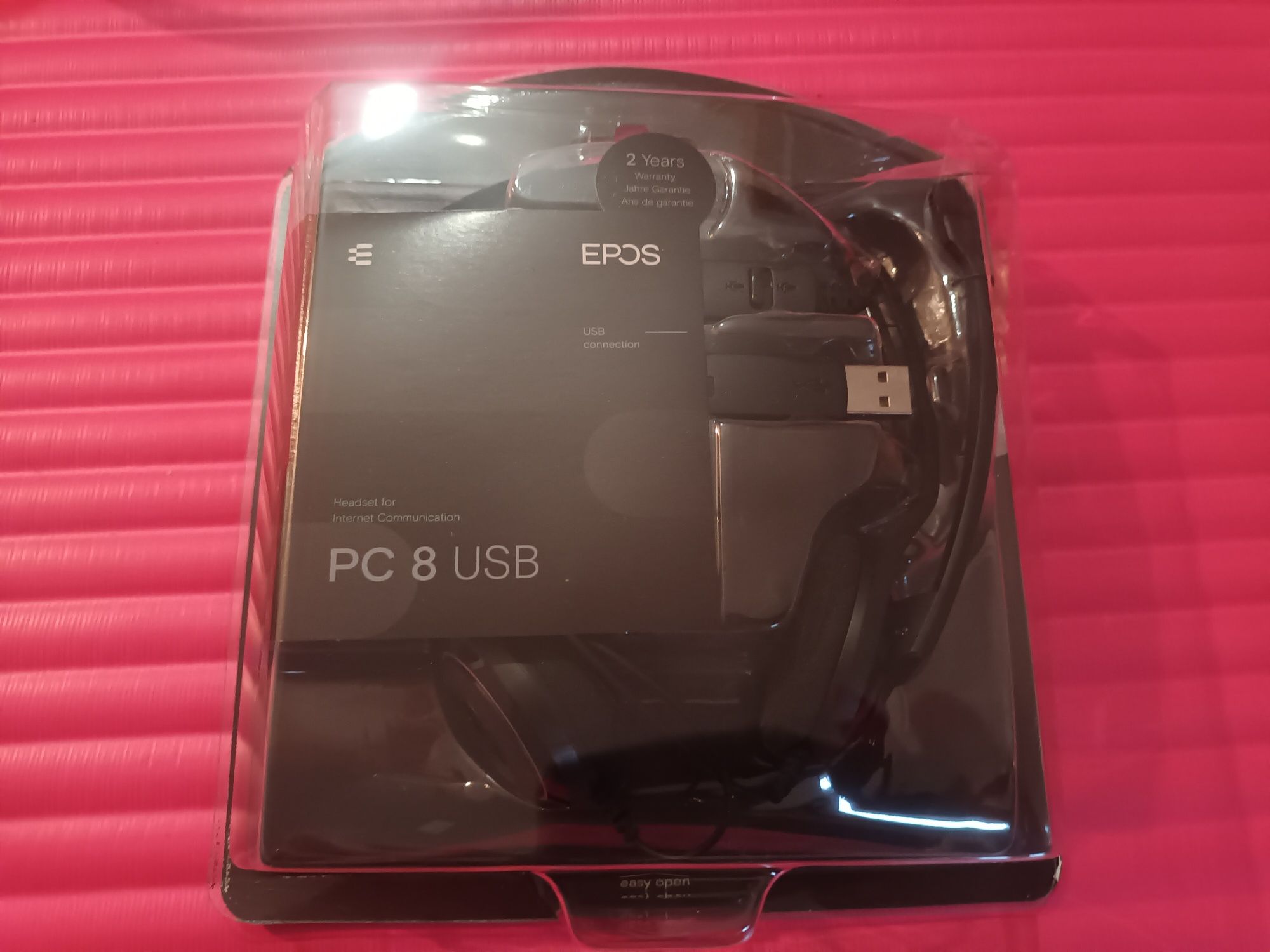 Casti EPOS PC 8 USB cu fir