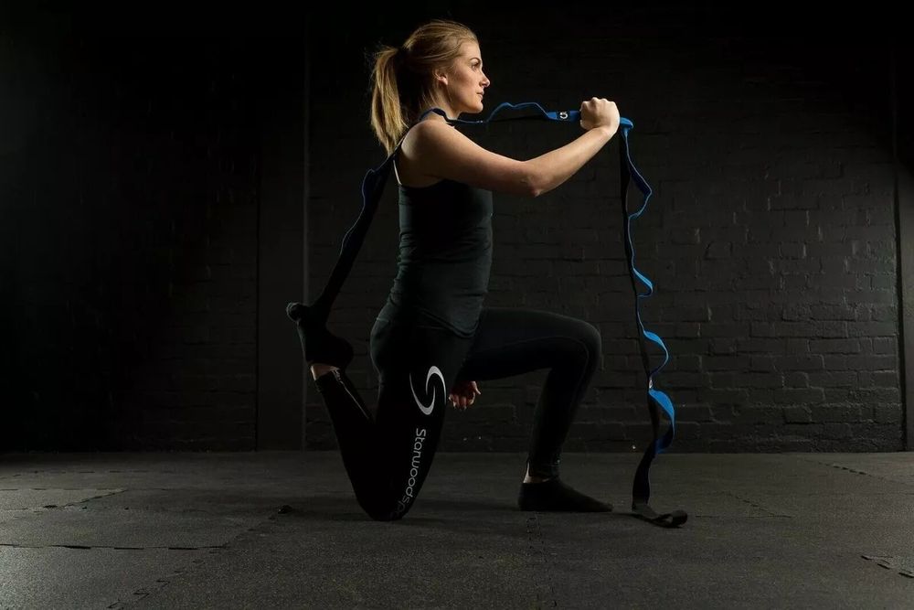 Pro Fitness Yoga Belt and Stretching Strap Working Out New