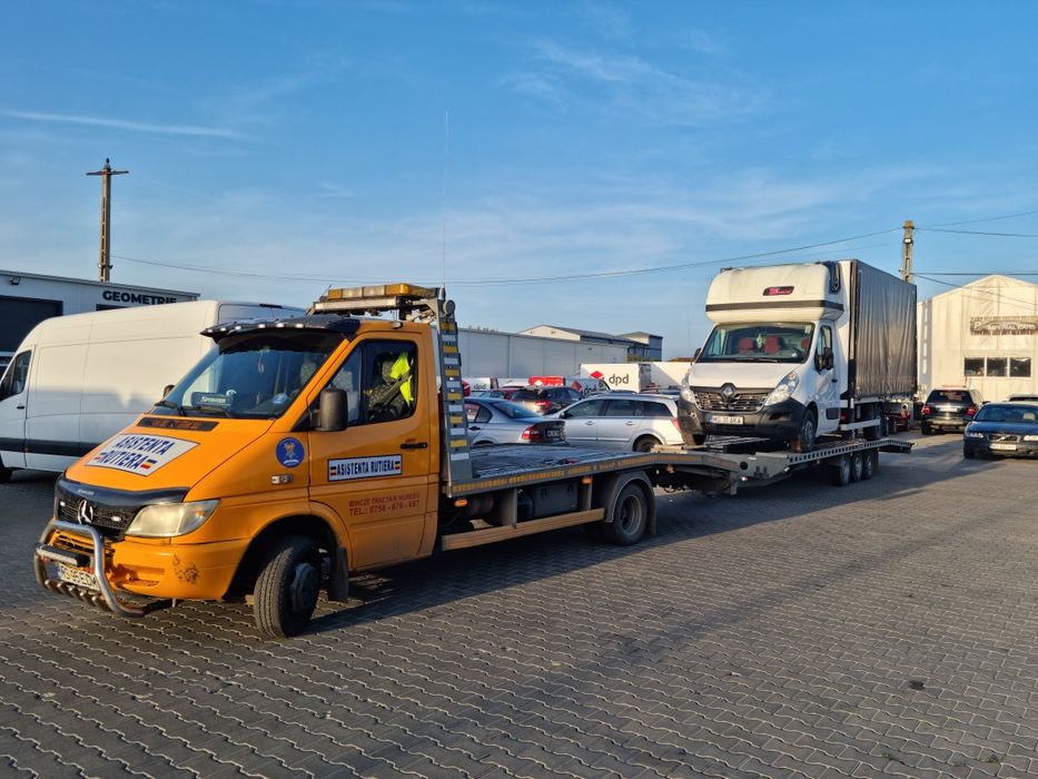 Tractari Autoutilitaere  Transport Auto Asistentă Rutieră Roti blocate