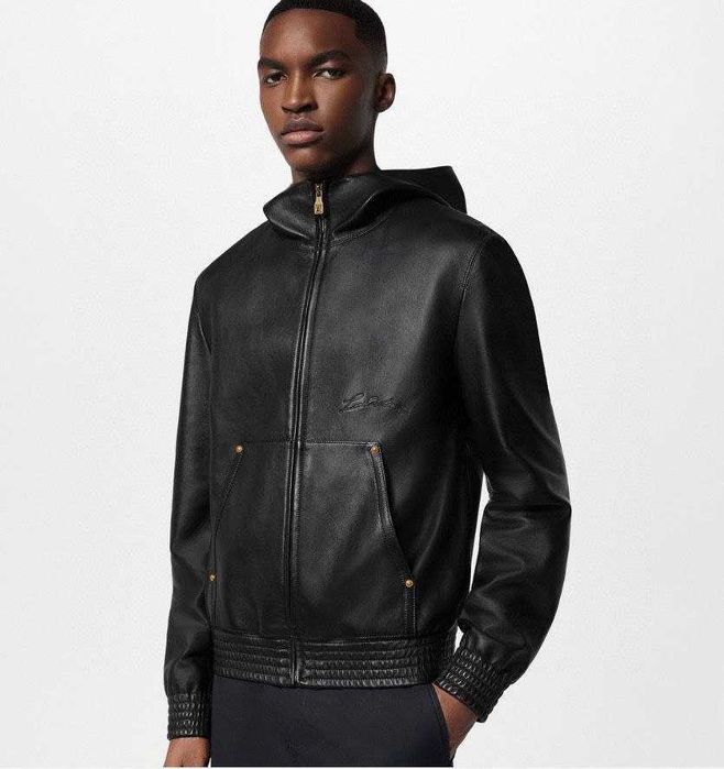 Мъжка Кожено Яке Louis Vutton LV нов модел