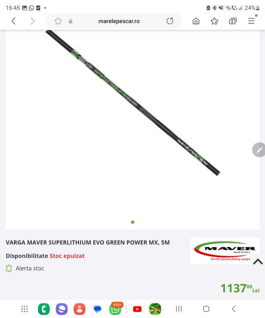 Varga Maver Evo Green Power 5m