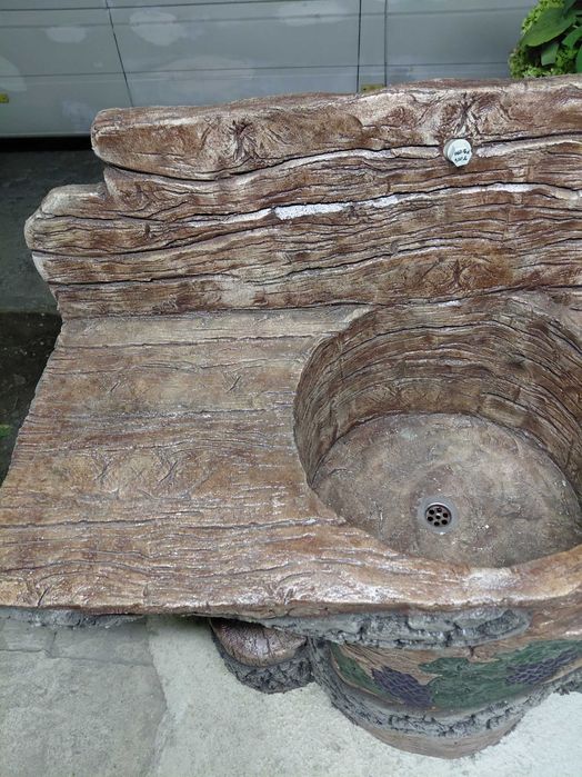 Мивка от щампован бетон