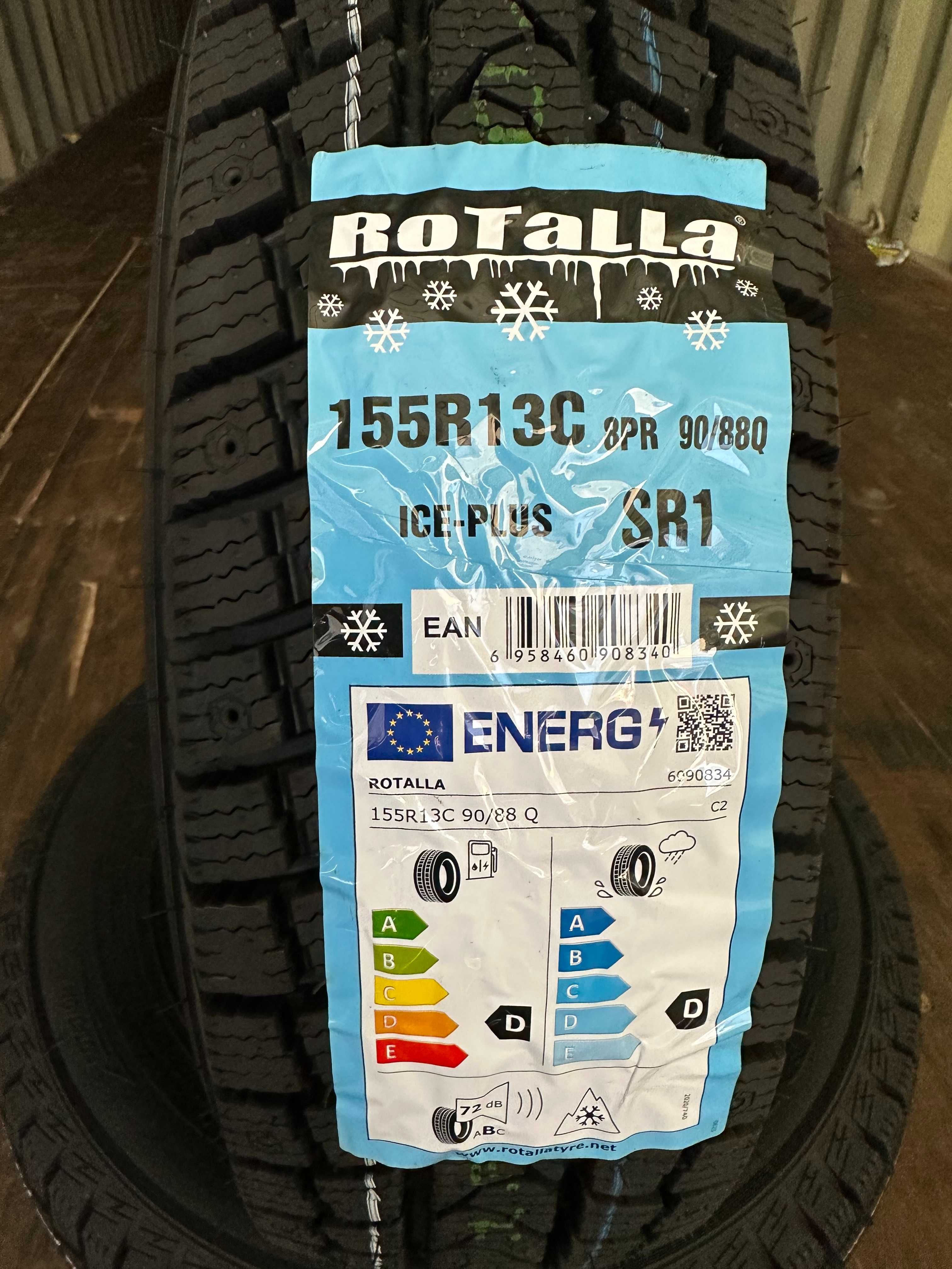 Нови Зимни Бусови Гуми Rotalla Ice-Plus Sr1 155R13C 90/88Q НОВ DOT