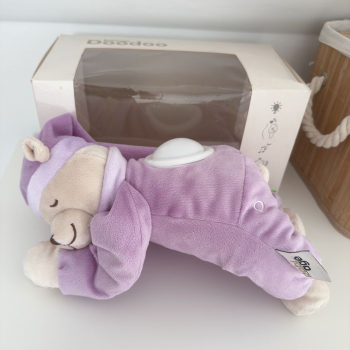 BabiAge - Плюшено мече Doodoo с успокояващ звук и нощна лампа