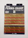Lame Gillette Perma-Sharp barbierit clasic styling pentru par
