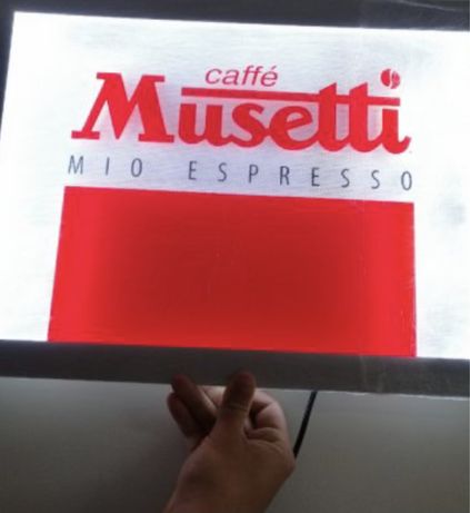 Светеща реклама за кафе Musetti