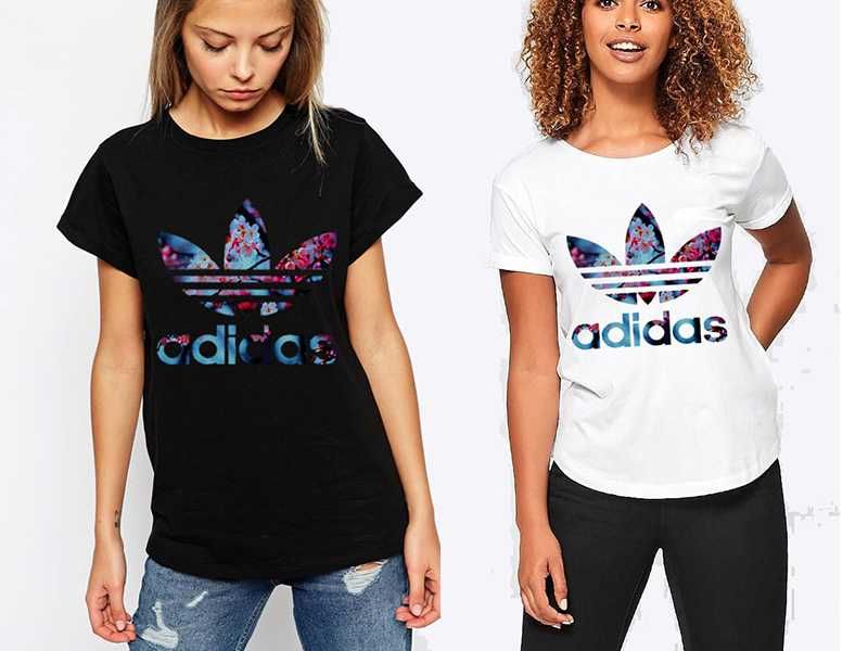 Дамска тениска ADIDAS принт нови модели,всички размери