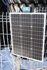 Regulator cu Panou Solar 50W pentru Gard Electric Livrare Rapida