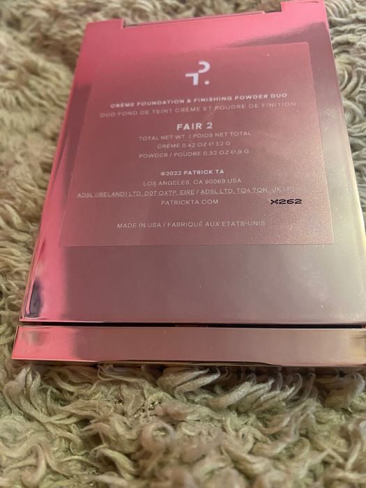 PATRICK TA Major Skin Crème Foundation Фон Дьо Тен и Пудра Дуо FAIR 2
