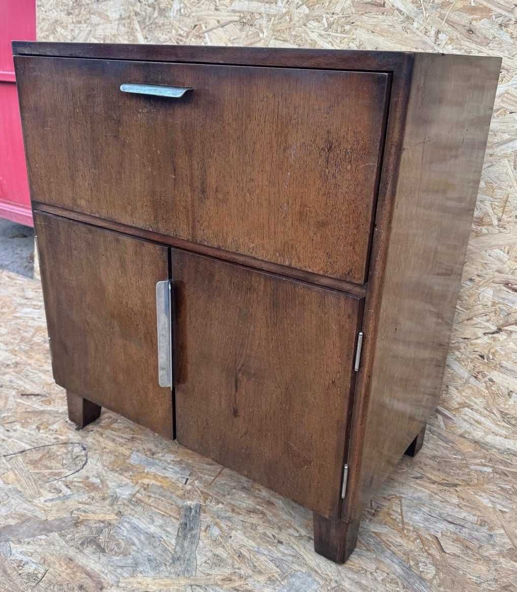 Comoda Vintage din lemn masiv cu pick-up si spatii pentru vinil