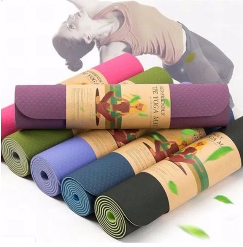 Коврик для йоги (йога мат,каремат) и фитнеса ECO-FRIENDLY TPE Yoga Mat