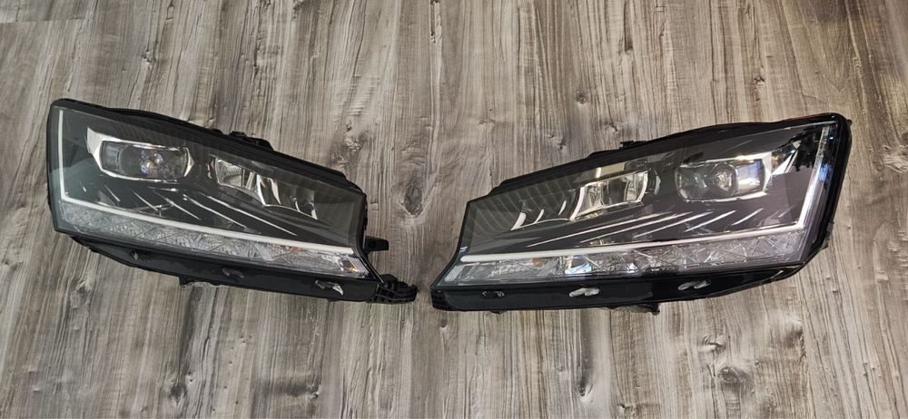 Фарове за Skoda Fabia Фабиа 3 facelift  LED оборудвани