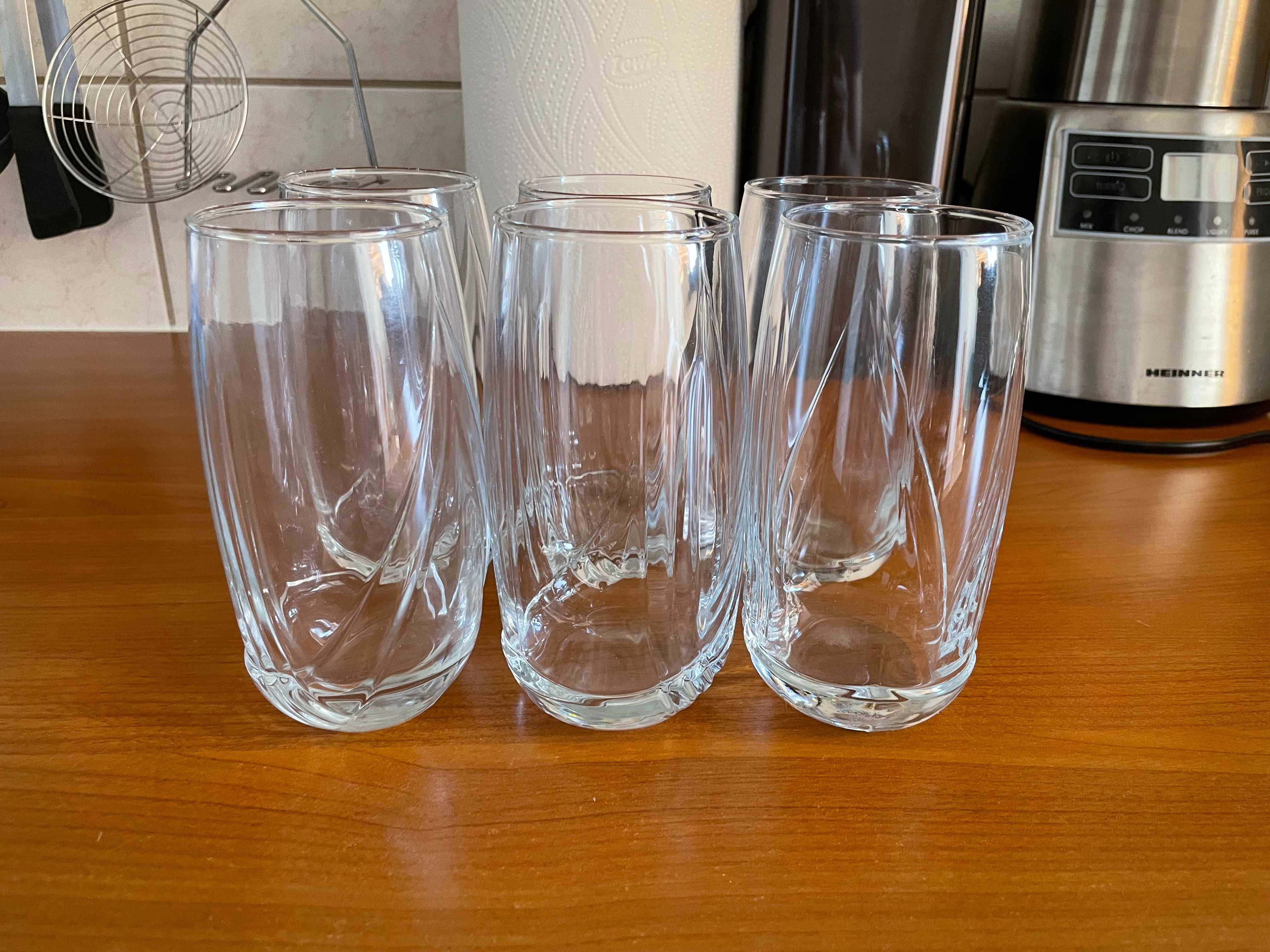 Set de pahare de sticla, 6 bucati