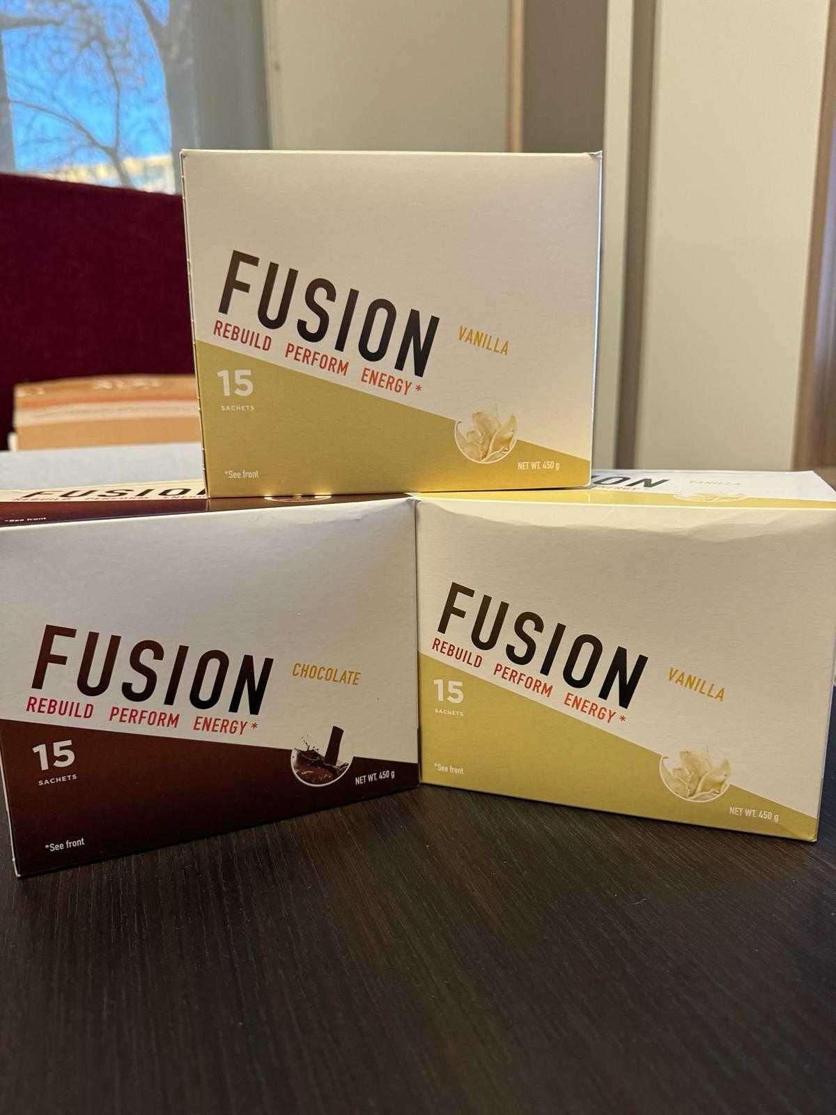 Fusion - pudra proteica, fara ZAHAR! Aroma Ciocolata/Vanilie