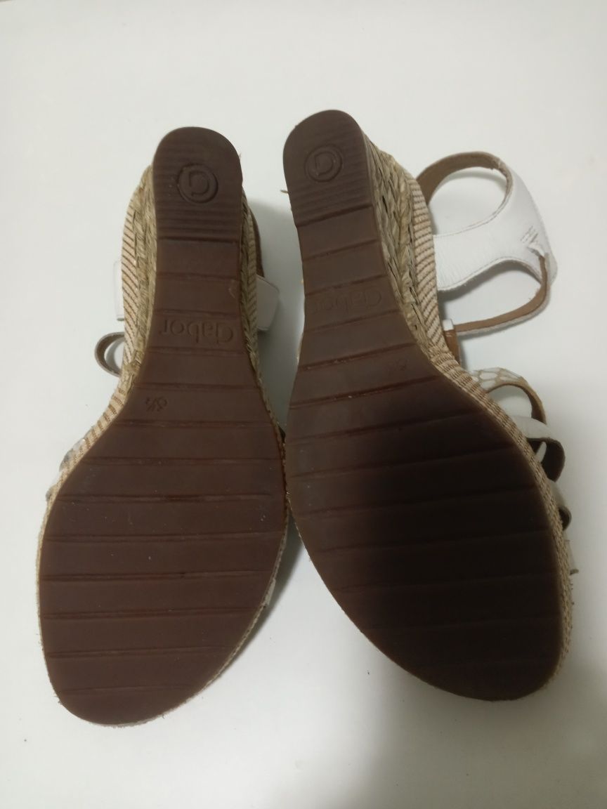 Sandale piele, Gabor 39,5-40 (UK 6 1/2)