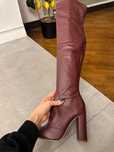 Cizme piele noi, peste genunchi, Atelier Faiblesse, marimea 38