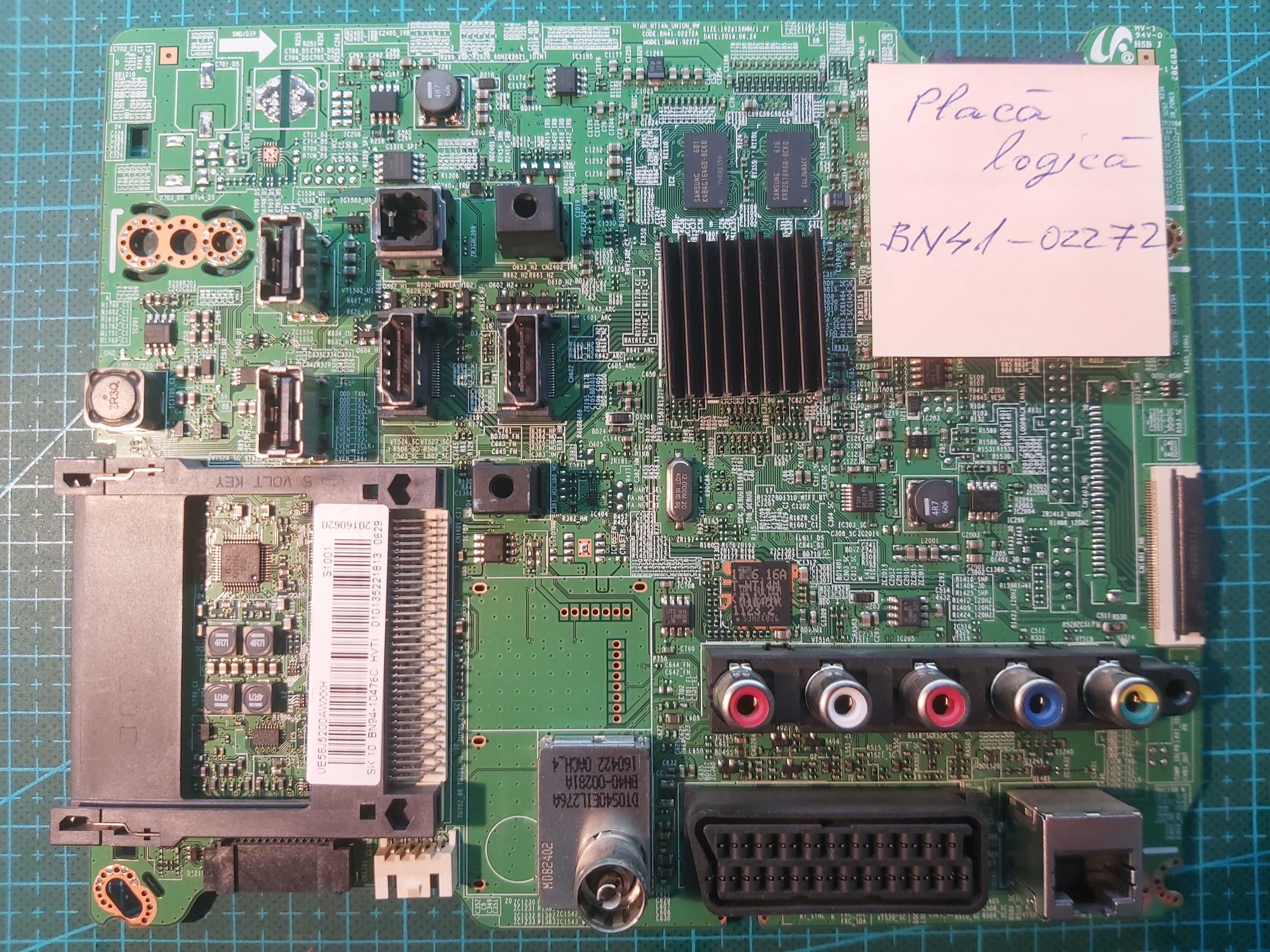 Placa BN41-02272 logica, 2-994V-0 t-con pt UE58j5200AW