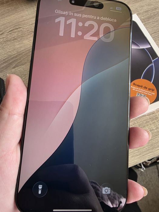 Iphone 16 Pro Max 256GB Black Titanium impecabil