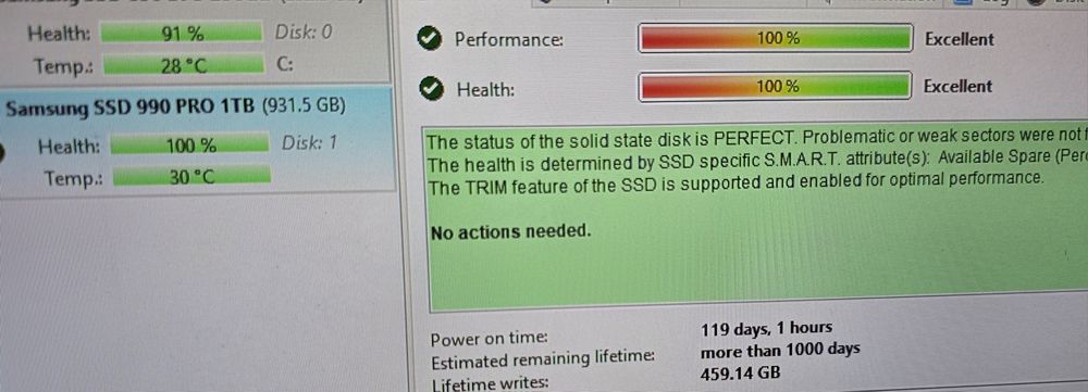 NVMe Samsung 990 PRO 1TB PCIe Gen4.0 compatibil PS5