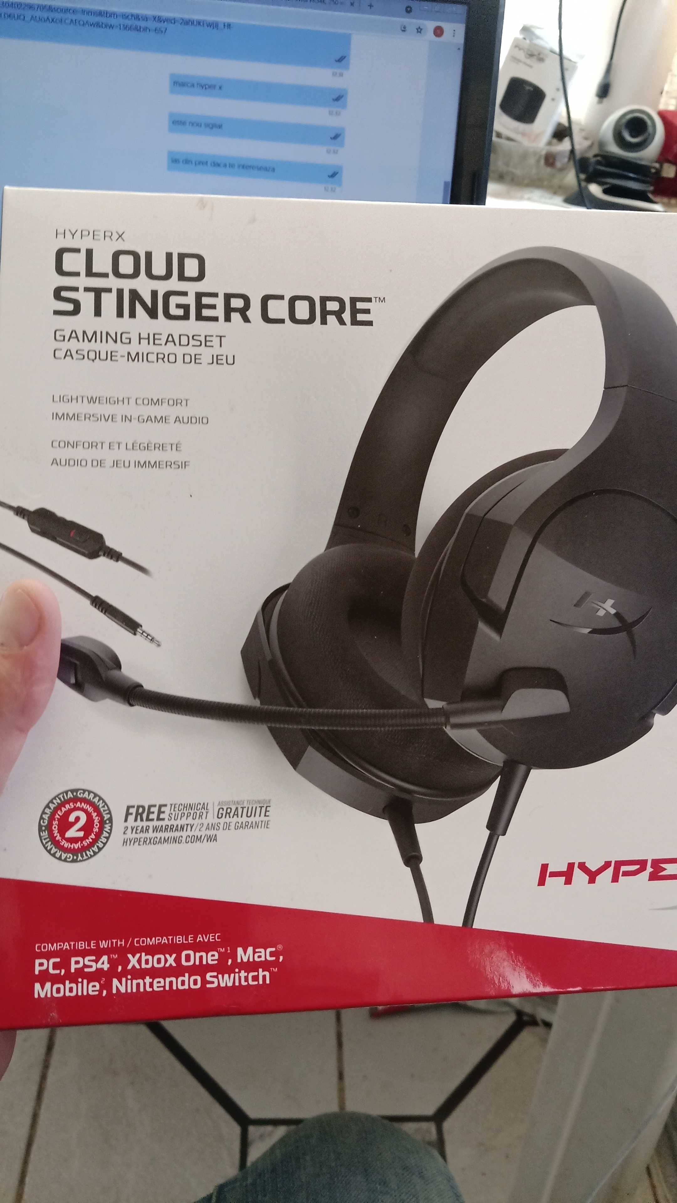 Casti gaming HyperX Stinger Core