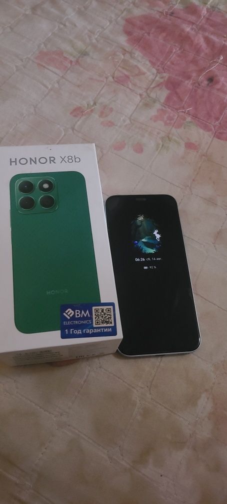 Honor x8b 8+/256 Ram turbo yapyangi holatda