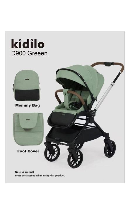 Коляска kidilo D900 green жағдайы жақсы көп қолданылмады
