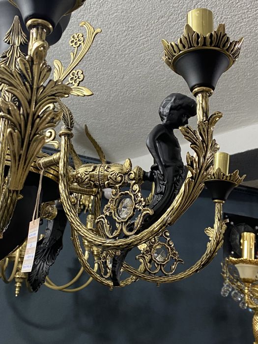 Candelabru bronz masiv/8brate/