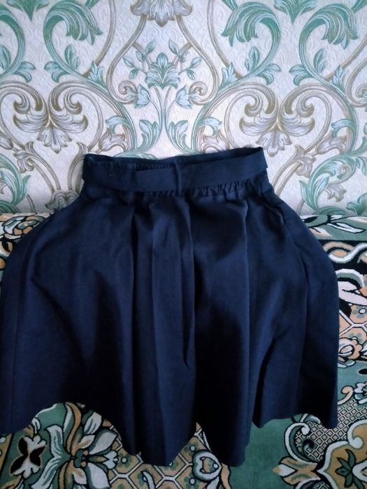 Школьная   темно-синяя юбка
