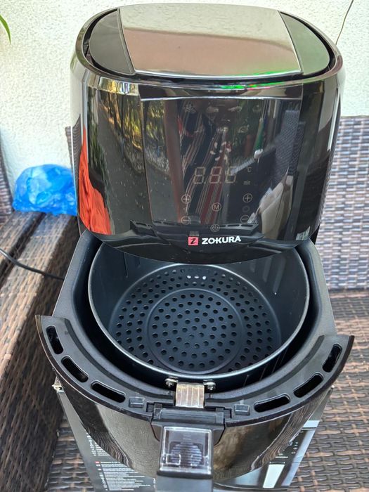 Friteuza cu aer cald Airfryer, Air fryer, 3,2 L, 1400 W - Zokura
