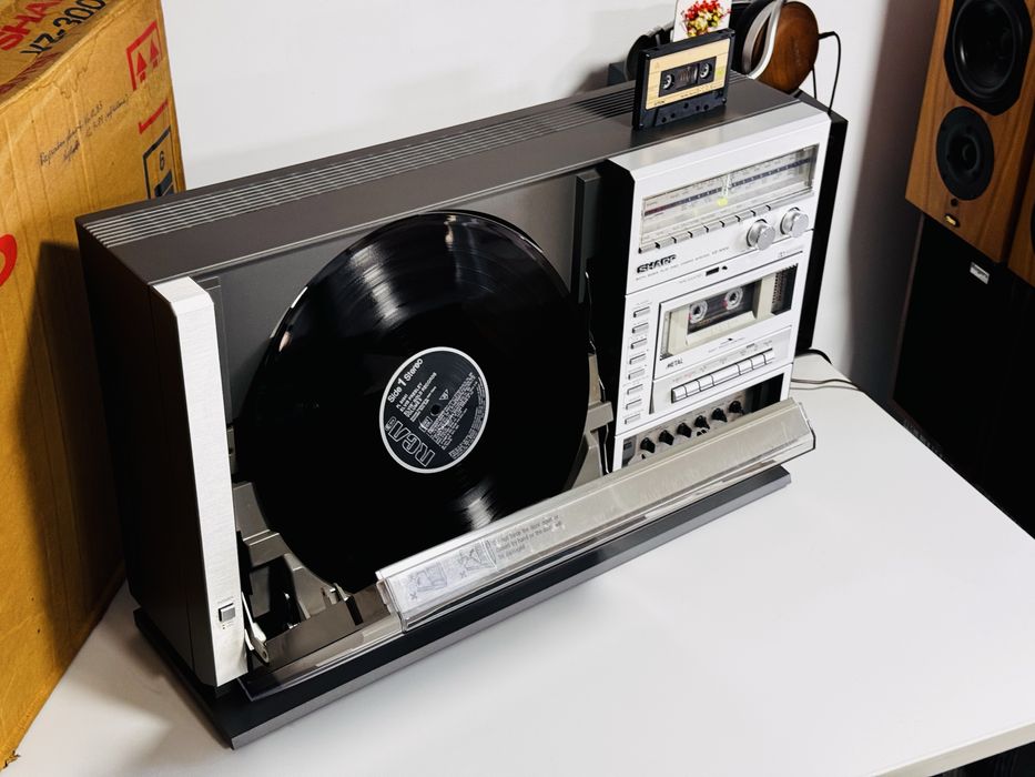 Sistem audio all in one SHARP VZ-3000 la cutie,pick-up side A/B,deck !