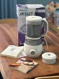 Philips Avent - Комбиниран уред за готвене на пара и блендър 4 в 1