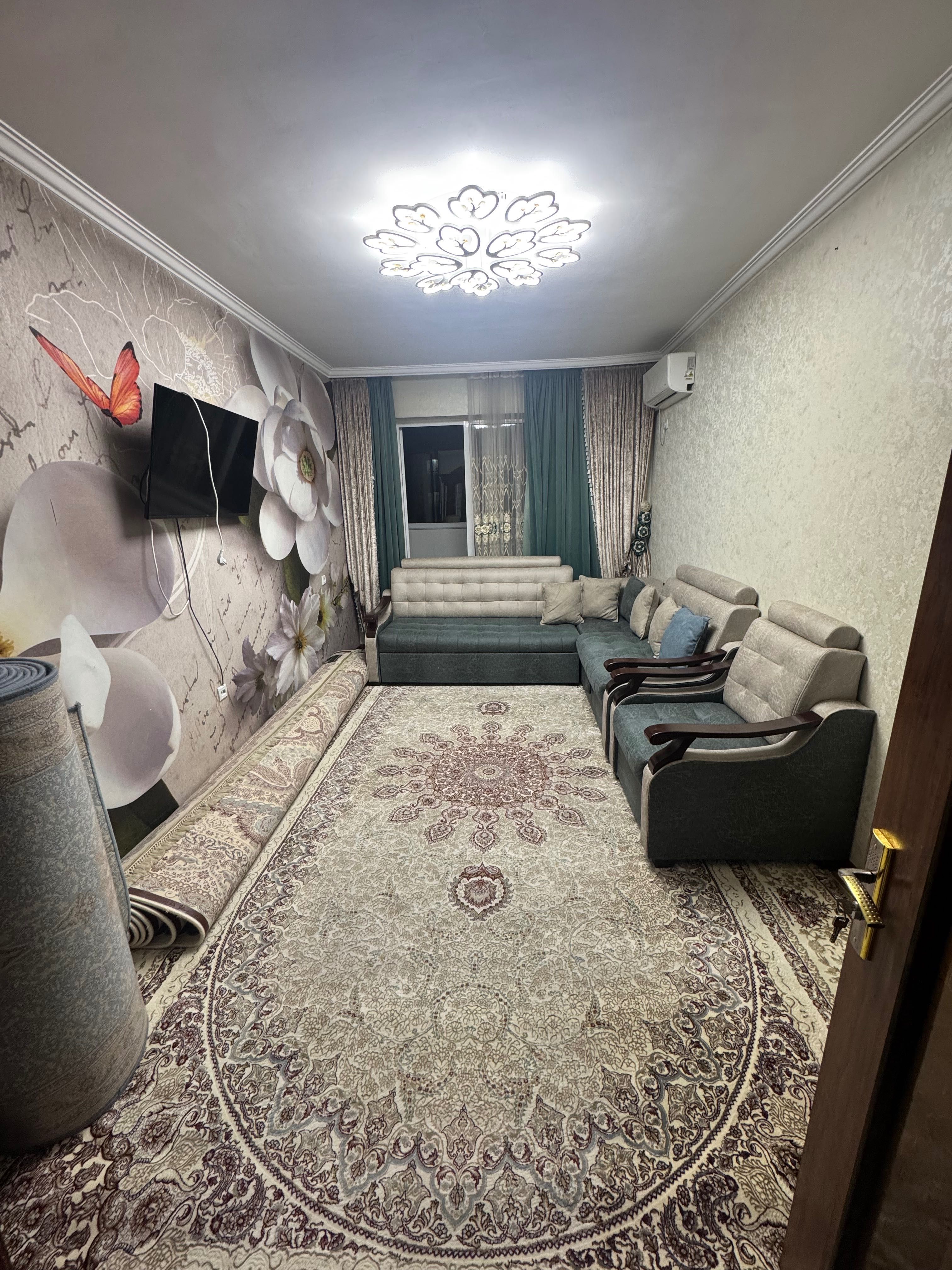 Продается 3х ком кВ. С обстановкой Самарканд Дарвоза Можно под ипотеку