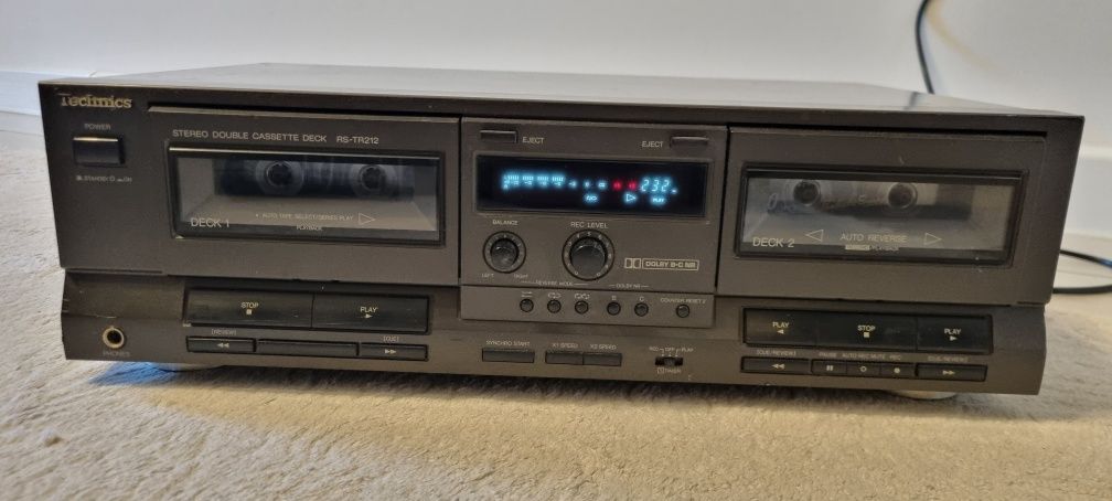 Technics M14 si RS TR212 deck si dubludeck, casetofon