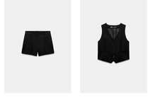 Нов сет zara в черен цвят