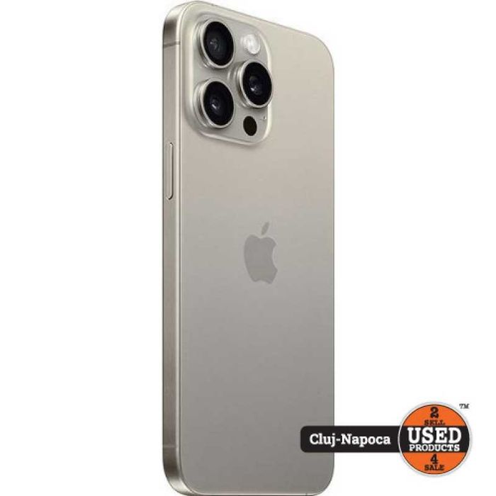 Apple iPhone 15 Pro Max, 256 Gb, Natural Titanium | UsedProducts.ro