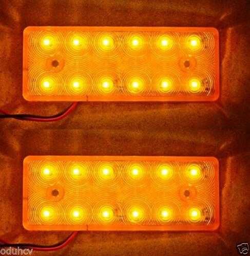 1бр. диодни LED ЛЕД габарити за камион с 12 диода  12-24V , 4 цвята