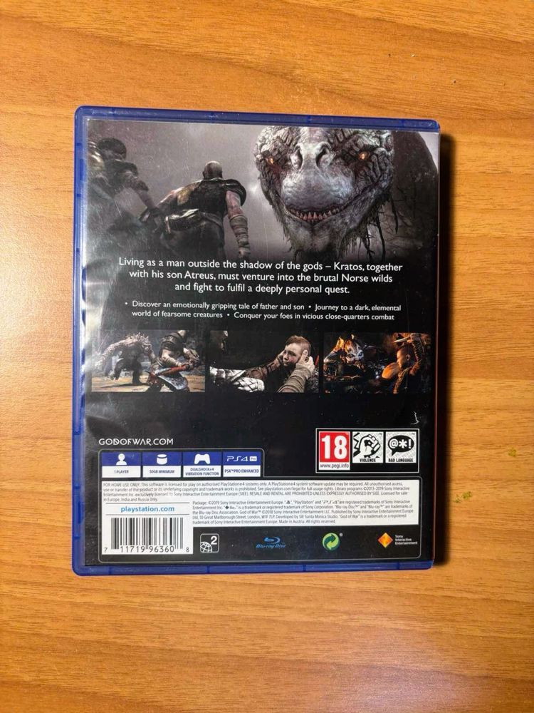 Продавам видео игра “God of war” в отлично състояние!