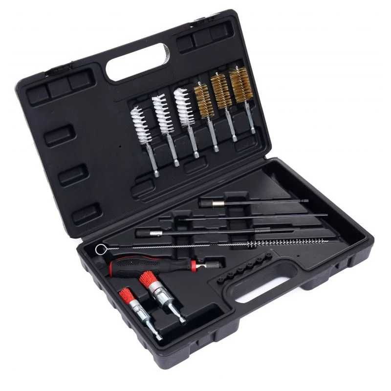 Trusa perii curatare canale injectoare bujii 19 piese (KD10049)