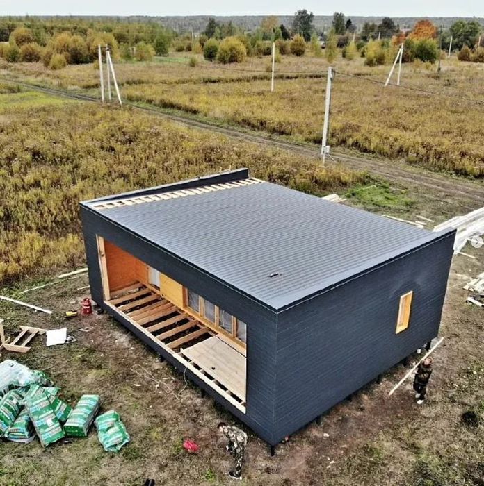 Acest container tip casă este construit din materiale durabile, rezist