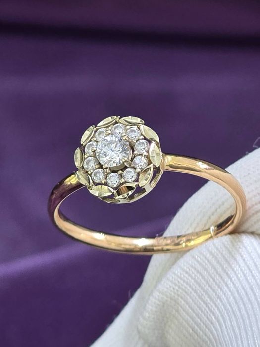 Золото 585, кольцо-1.21