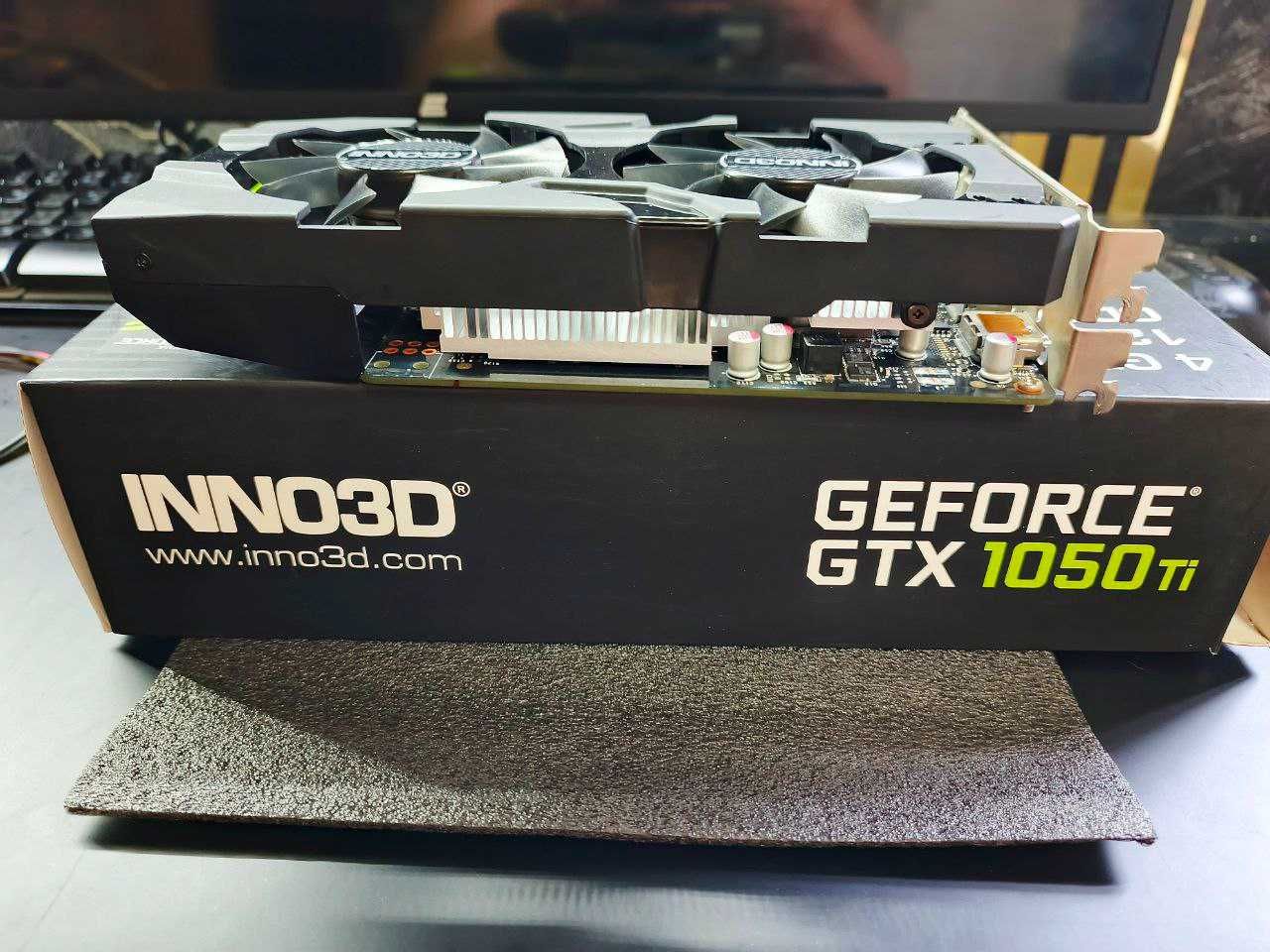 Новая брендовая INNO3D GTX1050ti 4Gb(куплена недавно, не пользовались)