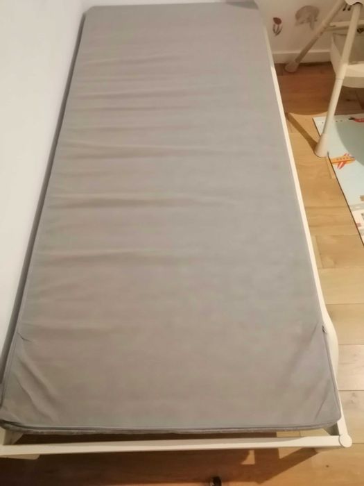 Set Ikea cadru pat Vevelstad + saltea Agotnes 90x200 cm