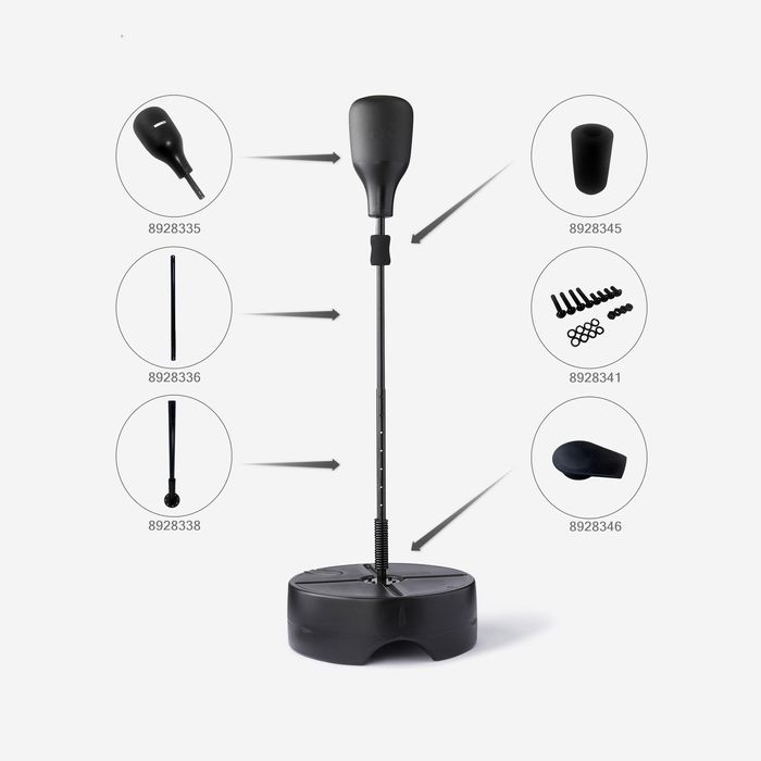 Punching ball cu soclu lestabil Negru - produs resigilat Decathlon